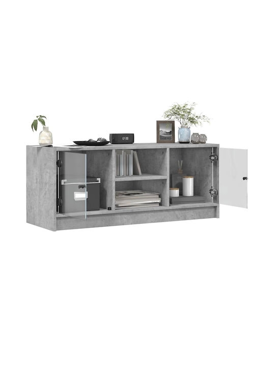 vidaXL TV-Ständer Grau M102xP37xH42cm