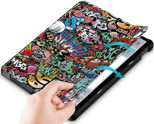 Graffiti Flip Cover Rezistentă Multicoloa (Xiaomi Redmi Pad SE)