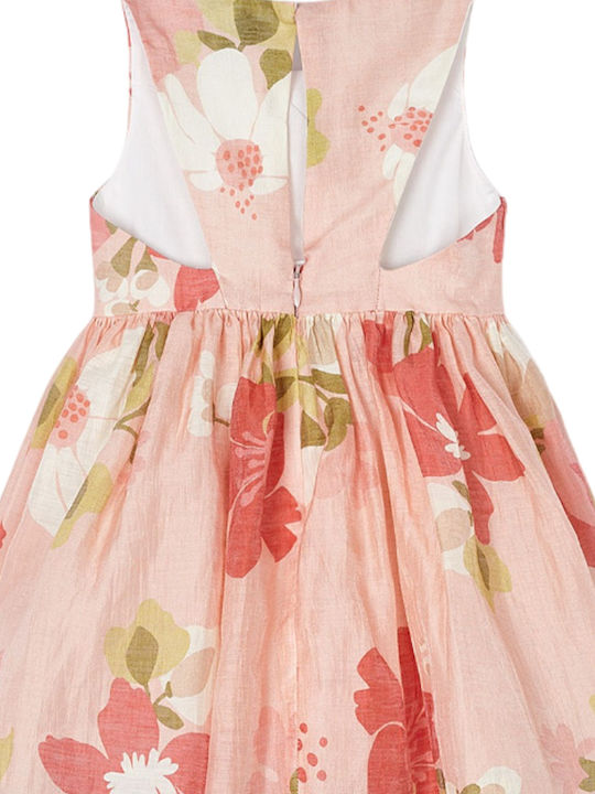 Children's Dress Sleeveless Coral