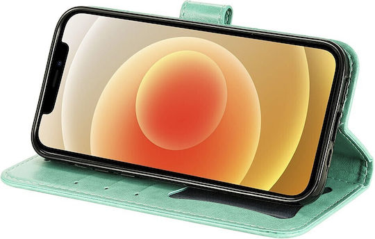 Erbord Книга Изкуствена кожа / Пластмаса / Силикон Зелен (Oppo A94)