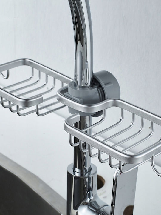 Itimport Inox Küchenspülen-Organisatoren Schwamm-Halter Grau