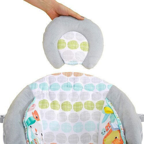 Bright Starts Elektrisch Baby Relax Whimsical Wild mit Musik und Vibration Mehrfarbig
