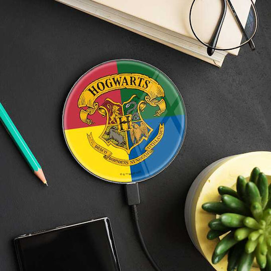 ERT Group Kabelloses Ladegerät (Qi Pad) Mehrfarbigs (Harry Potter Hufflepuff)