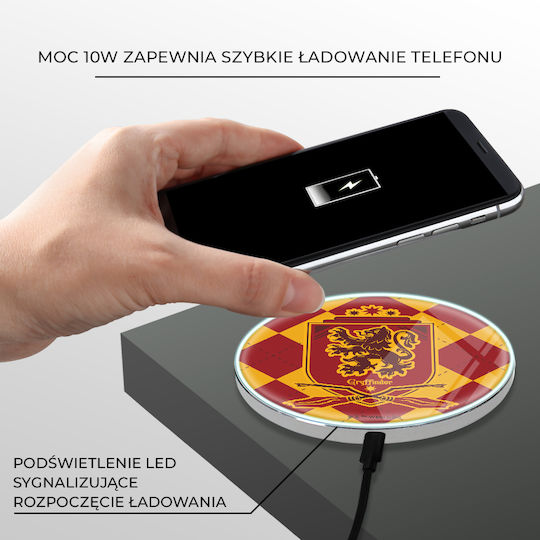 ERT Group Incarcator Wireless (Qi Pad) Multicolor (Harry Potter Gryffindor)