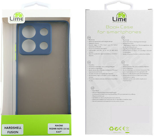 Lime Back Cover Πλαστικό / Σιλικόνης Μπλε (Redmi Note 13 5G)