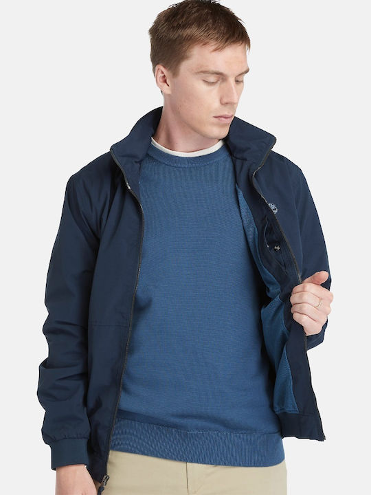 Winter Jacket Bomber Waterproof and Windproof Blue