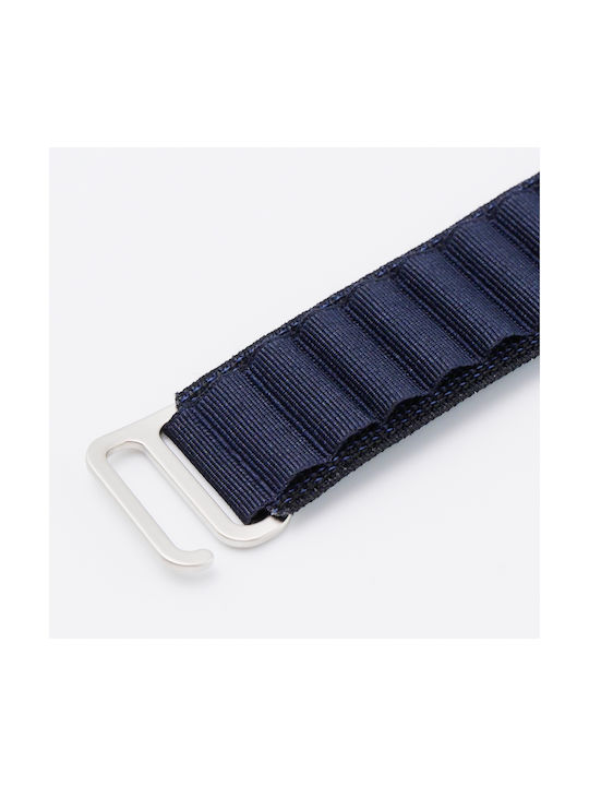 Curea Tesatura Albastru marin (Apple Watch 44/45/46mm/Ultra 49mm)
