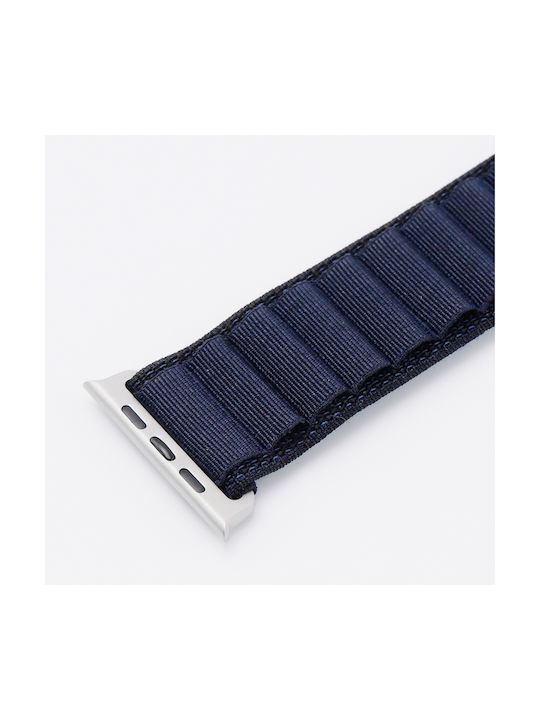 Curea Tesatura Albastru marin (Apple Watch 44/45/46mm/Ultra 49mm)