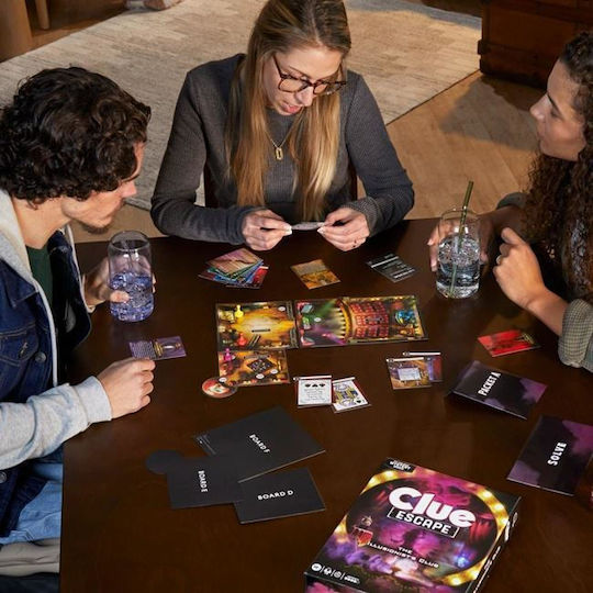 Board Game Cluedo Escape - The Illusionists Club for 1-6 Players 10+ Years Old (EN) Hasbro
