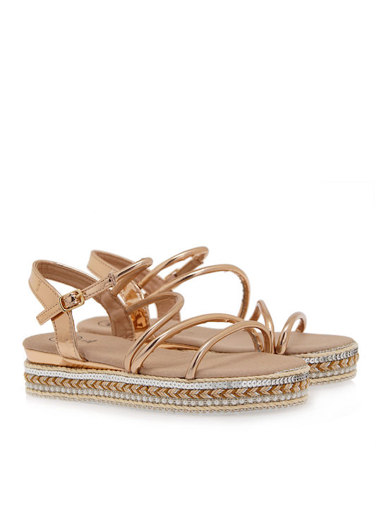 Exe Kids' Sandals Rose Gold