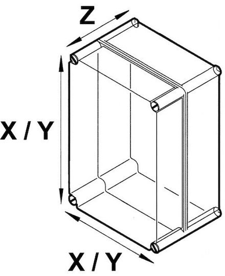 Gainta Metallic Construction Box 80x55x25mm (BS31)