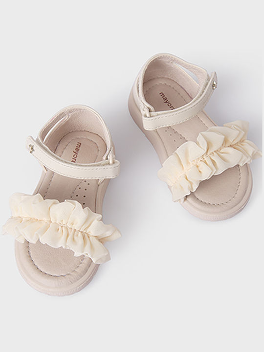 Mayoral Kids' Sandals Ecru