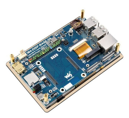Waveshare Pi Display 5" 800x480, Dsi Interface, Capacitive Touchscreen - For Cm4