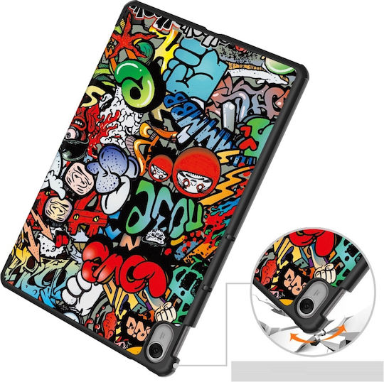 Graffiti Flip Cover Ανθεκτική Πολύχρωμη (Huawei MatePad 11.5)