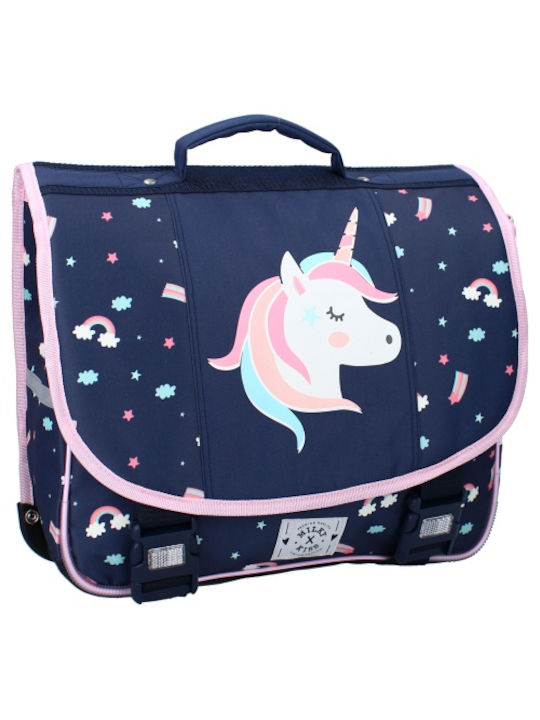 Unicorn Σχολική Τσάντα Πλάτης Νηπιαγωγείου Μπλε