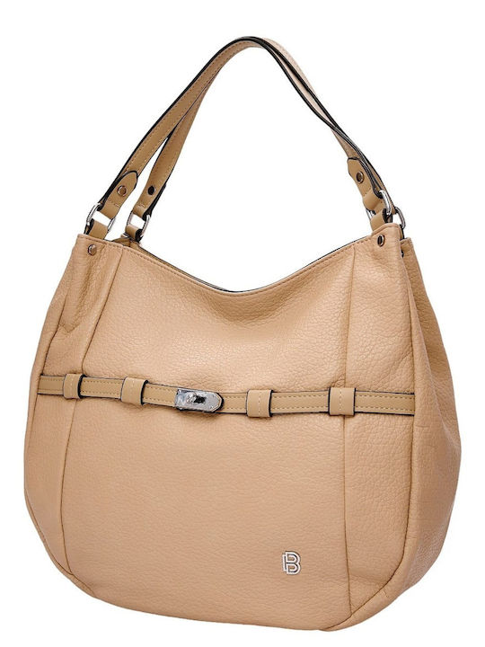 Bag to Bag Γυναικεία Τσάντα Ώμου Apricot