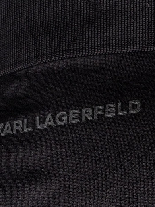 Karl Lagerfeld Men's Short Sleeve Blouse Polo Black