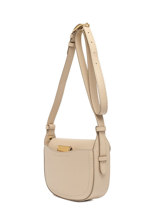 De piele Geantă de damă Crossbody Bej