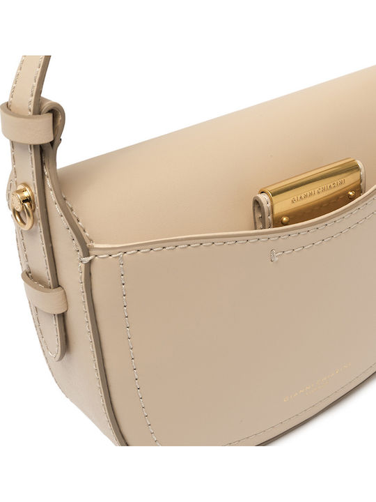 De piele Geantă de damă Crossbody Bej