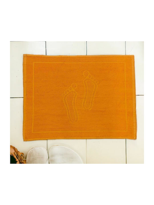 Linea Home Bath Mat Cotton LH2044028-1 Orange 55x70cm