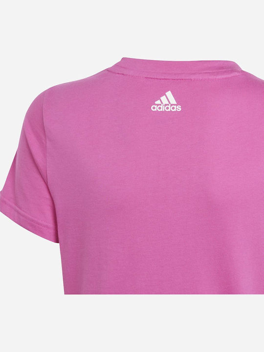 Kinder-T-Shirt Rosa Essentials Linear