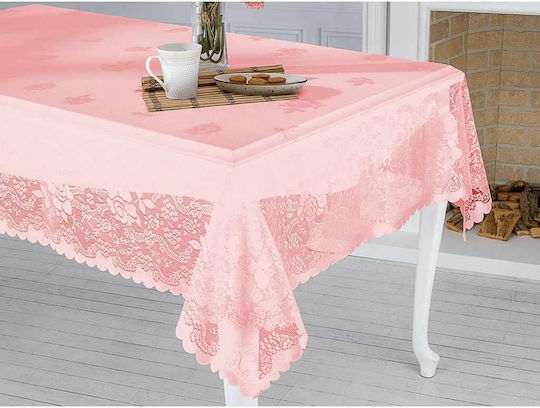 Linea Home Romance με Δαντέλα Δαντέλα Πούδρα 160x220εκ.