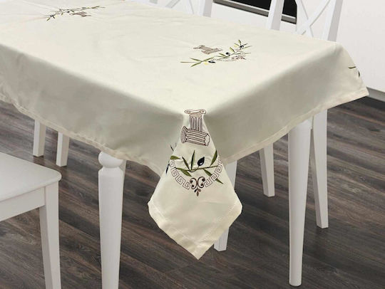 Linea Home Tischtuch Olive Olive 140x180cm