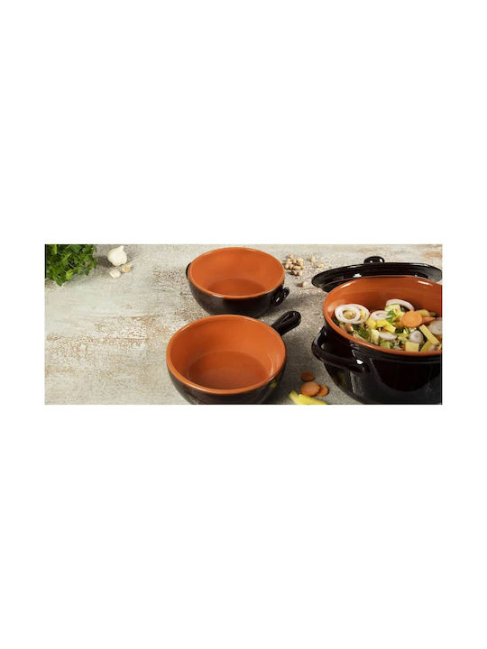 Excelsa Rotund Vas de Gătit Rezistent la Căldură Ceramică 27x27cm 1buc
