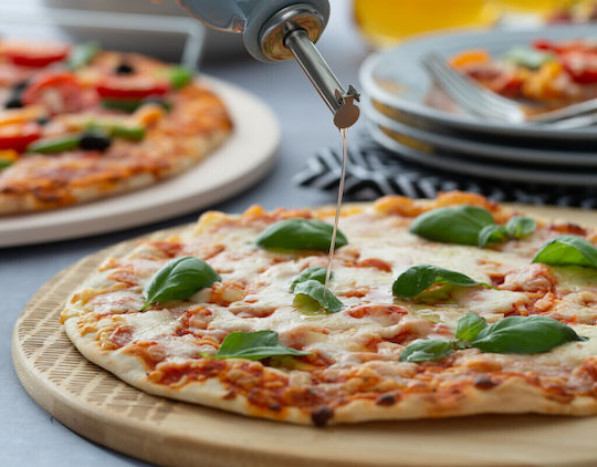 Typhoon Pizza-Servierplatte mit Griff Hölzernes 32.5x32.5cm 1Stück