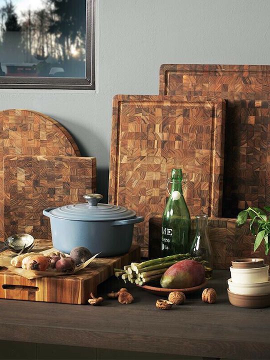 TeakHaus Butcher Block Πλατώ Σερβιρίσματος Ξύλινο 45.7x15.2x5.1εκ.