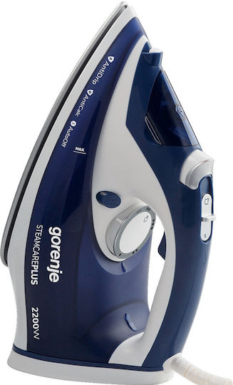 Gorenje Steam Iron 2200W with Ceramic Plate and Continuous Steam Supply 30g/min