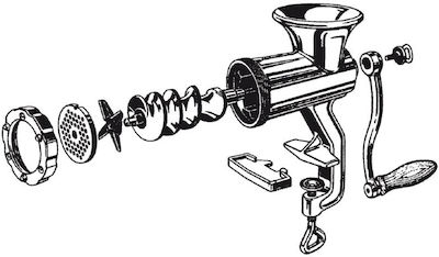 Westmark No.5 Manual - Manual Mașină de tocat carne din metal 22.5x24.5x24.5cm