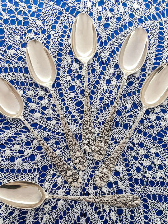 Savvas Design Σετ Κουτάλια Μεταλλικά 14cm 6τμχ