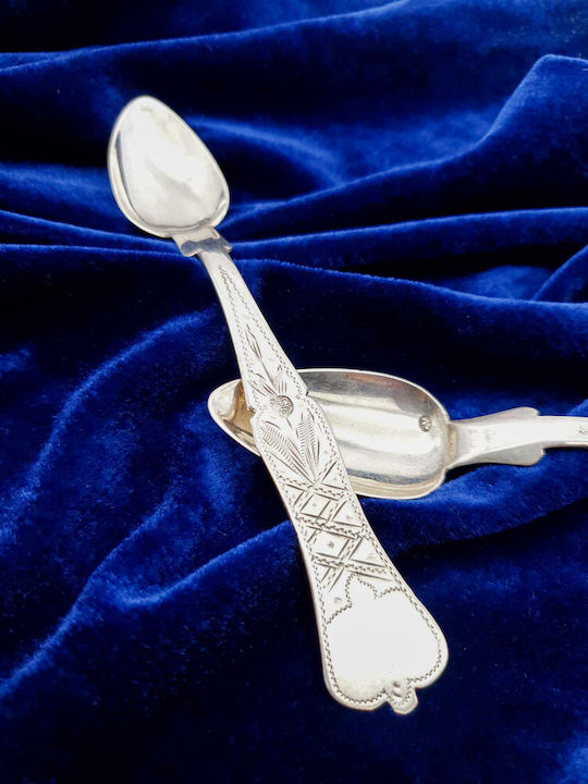 Savvas Design Σετ Κουτάλια Μεταλλικά 16cm 6τμχ