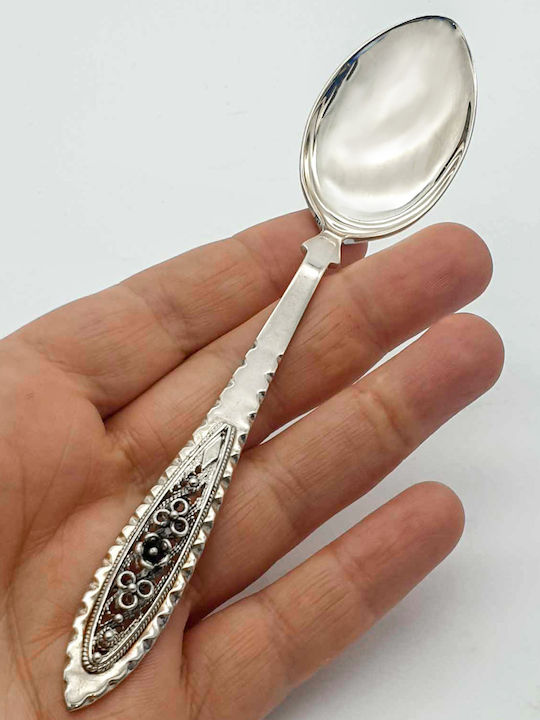 Savvas Design Φαγητού Μεταλλικά Ασημί 14cm ΚΟΥ00039 6τμχ
