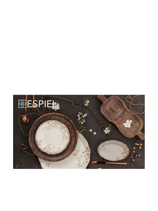 Espiel Hölzernes Ordnungshüter 3 Schlitze Braun W45xL13xH4cm 1Stück