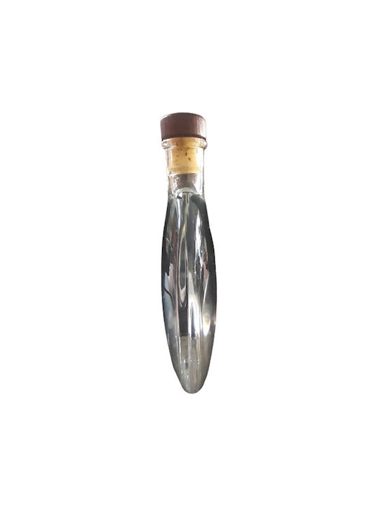 Stabplast Glass Water Bottle with Cork Transparent 500ml