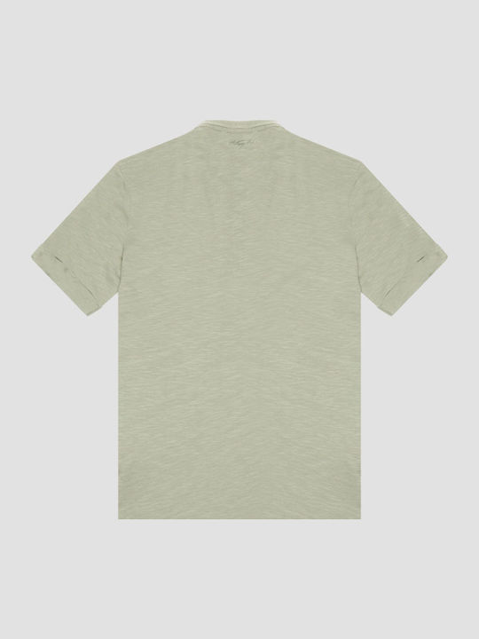 Short Sleeve Green Blouse