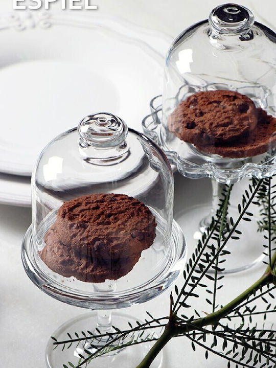Espiel Mini Patisserie Cake Stand Transparent 10x10x18.7cm