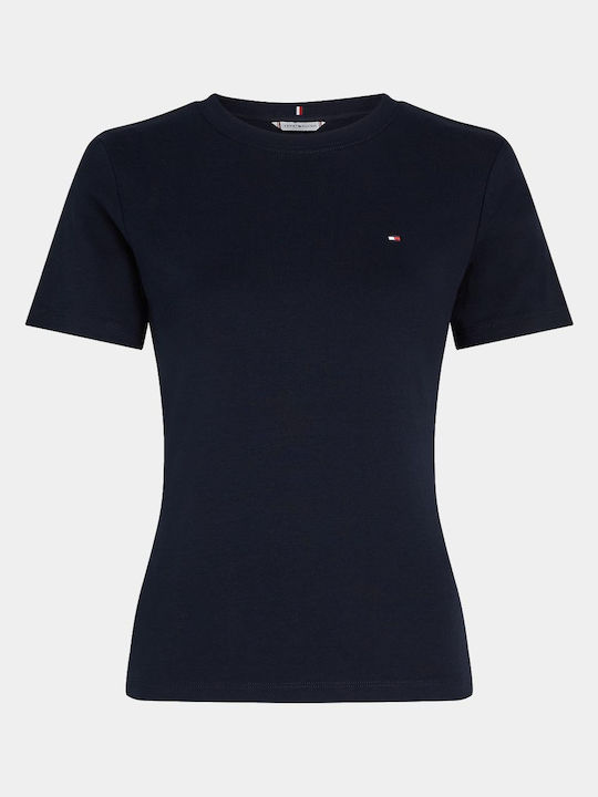 Tommy Hilfiger Damen T-Shirt Marineblau