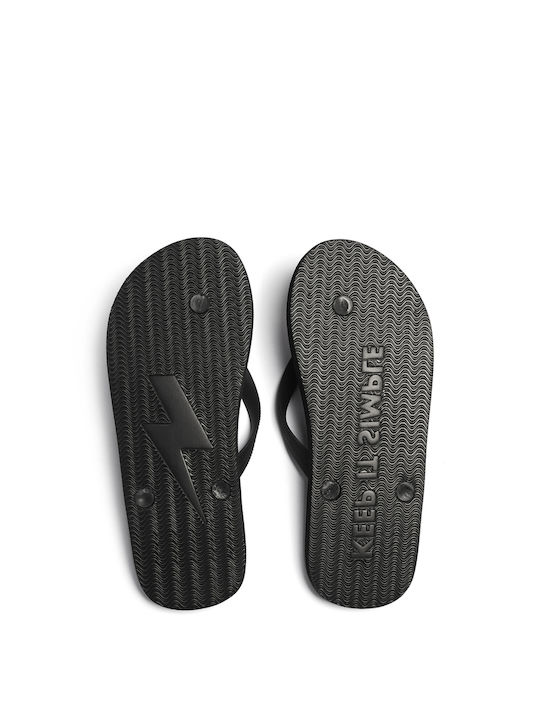 Emerson Ανδρικά Flip Flops Μαύρα