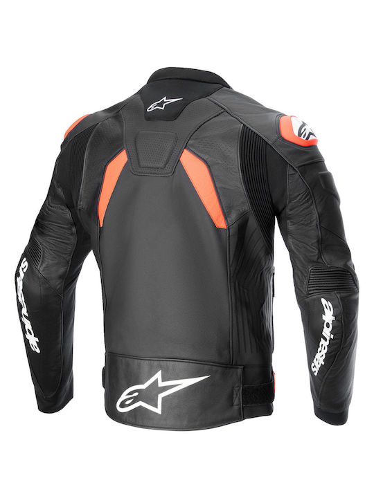 Alpinestars Gp Plus R Bărbătesc Jachetă de Motocicletă Din Piele 4 Anotimpuri Negru