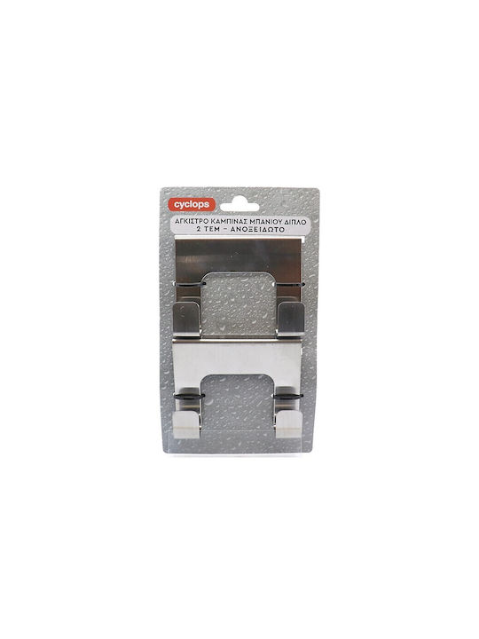 Cyclops Haken Badezimmer Doppelt Silber