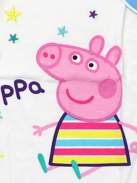 Peppa Pig Bluză pentru copii Cu mâneci lungi Ecru