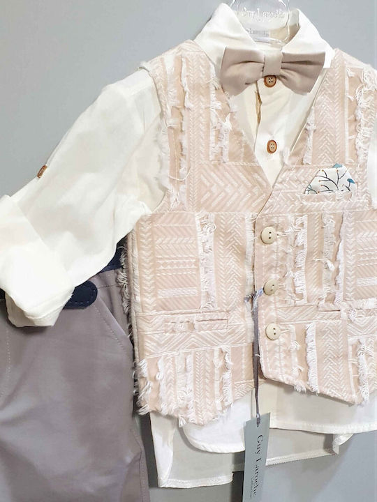 Guy Laroche Baptism Suit Multicolour 6 Pieces