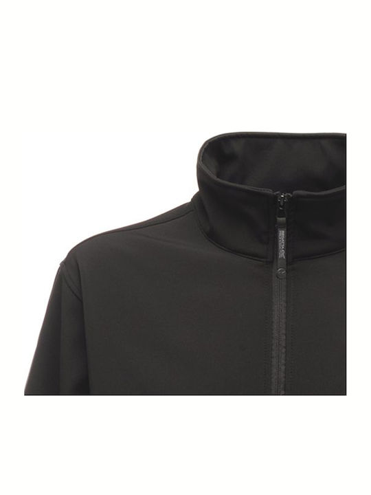 TRA680 Geacă Softshell Iarna Waterproof și Cu Protecție Împotriva Vântului Neagră