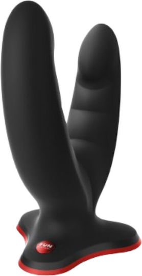 Fun Factory Doppeldildo Mit Saugnapf Schwarz 12.3cm
