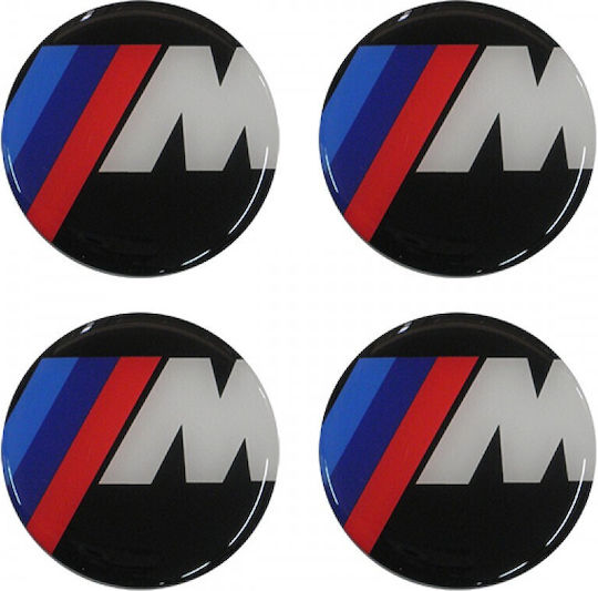 Autoemblem Aufkleber 5.5 x 5.5cm für Autoreifen 4Stück