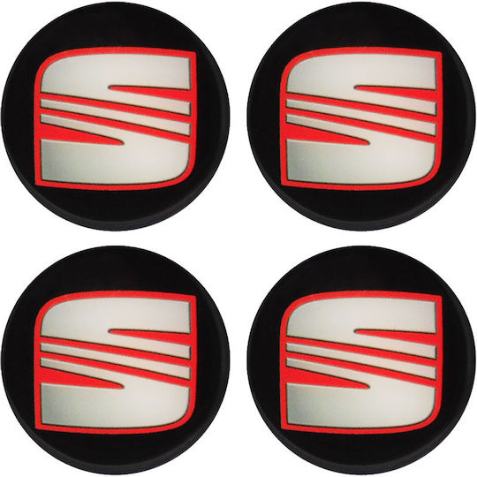 Autoemblem Aufkleber 5.5 x 5.5cm für Autoreifen 4Stück