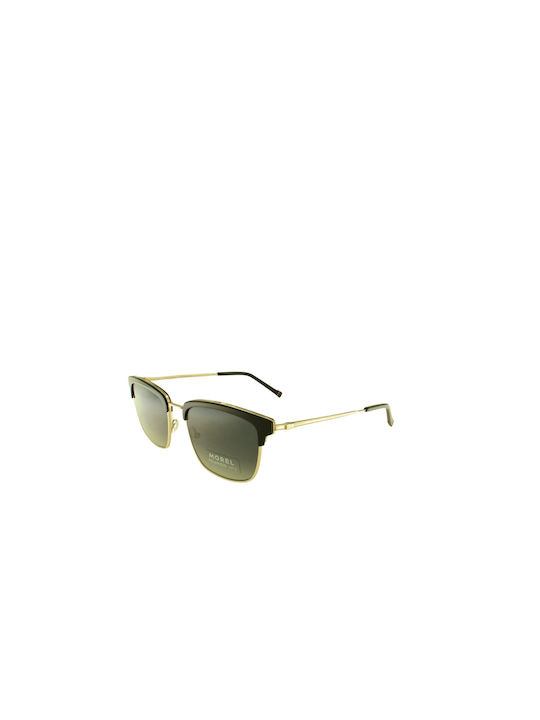 Morel Men's Sunglasses with Black Frame and Green Gradient Lens MOREL SYROS 2 ND05